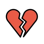 Broken Heart SVG Icon